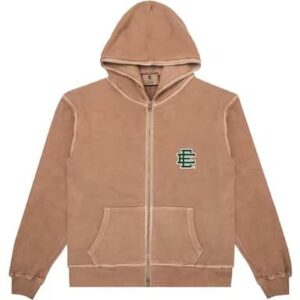 Eric Emanuel EE Full Zip Hoodie – Brown